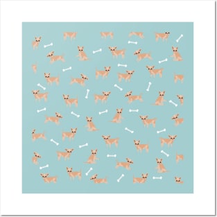 Chihuahua Pattern Posters and Art